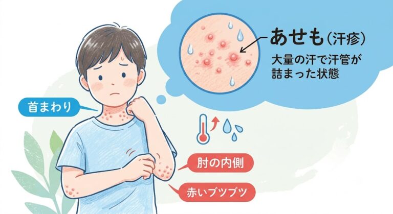 夏に急増する「あせも」と「汗かぶれ」の違いとは？正しい見分け方と治療法を解説