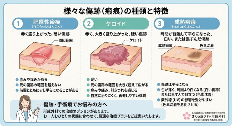 夏の海・プールで気になる「傷跡・手術痕」を目立たなくする方法｜紫外線対策と治療オプション