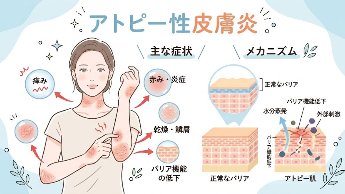 夏のアトピー性皮膚炎対策｜汗・紫外線による悪化を防ぐスキンケアと
