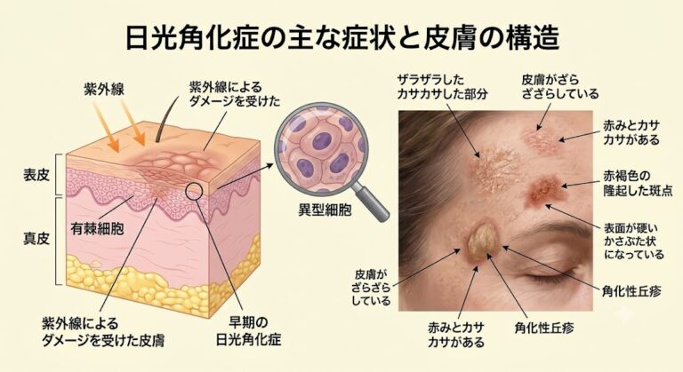 夏の紫外線ダメージが原因?「日光角化症」の早期発見チェックポイントと治療法