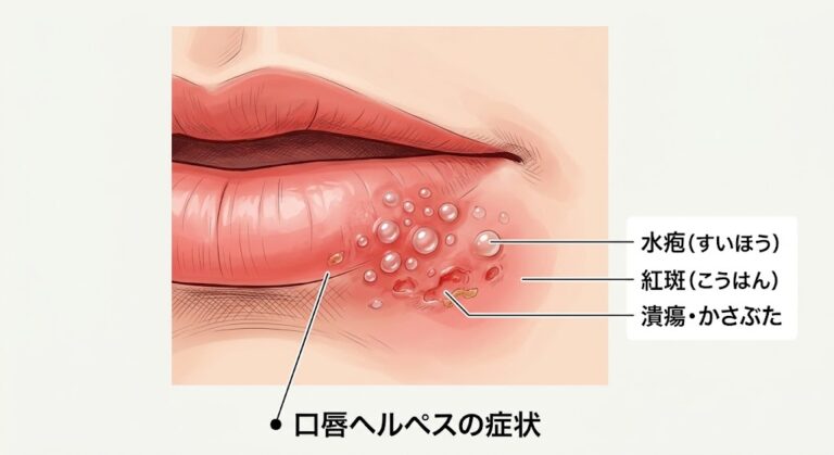 夏の終わりに発症しやすい「単純ヘルペス」の症状と治療法〜口唇以外の部位にも要注意