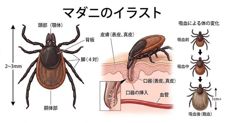 秋の行楽シーズンに注意！マダニ刺咬症の正しい対処法と皮膚科受診のタイミング